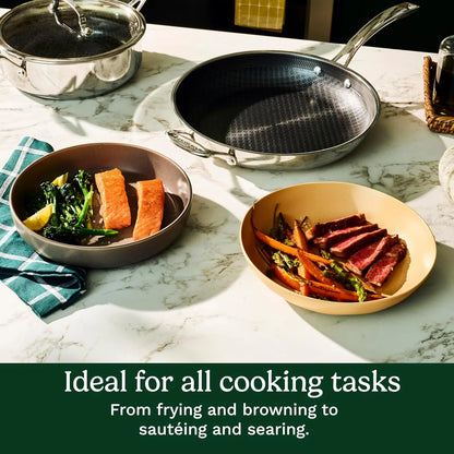 Cuisinart FusionPlus Everyday Pan with Lid, Stainless Steel Nonstick, 12"