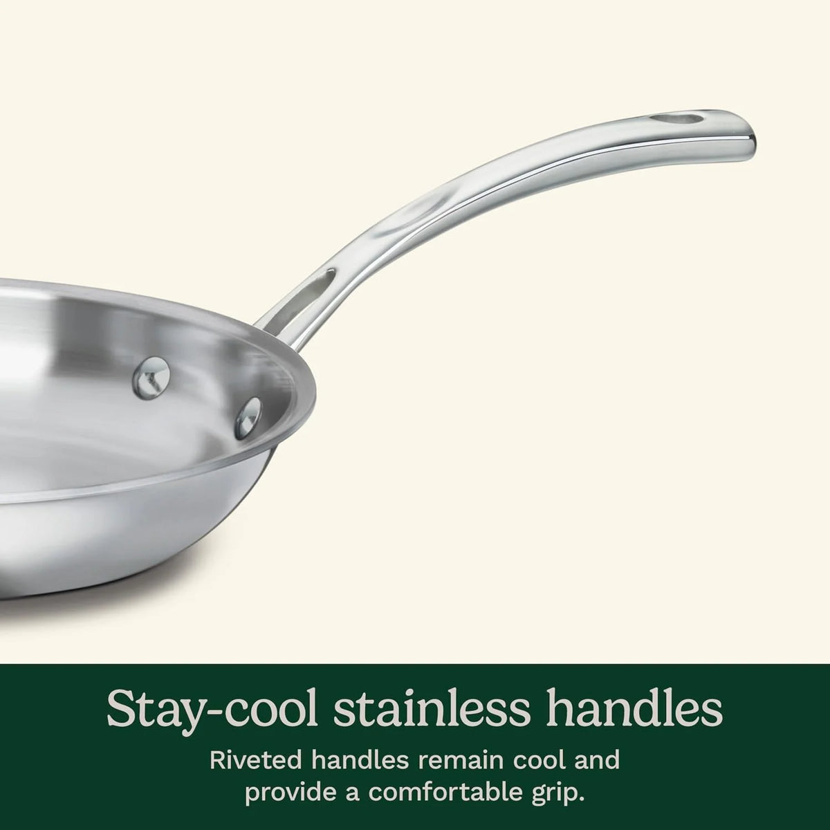 Cuisinart French Classic Tri-Ply Stainless 10-Piece Cookware Set, Silver