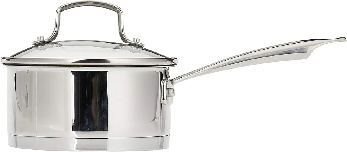 Cuisinart Professional Stainless Saucepan with Cover, 1.5-Quart, Stainless Steel,8919-16