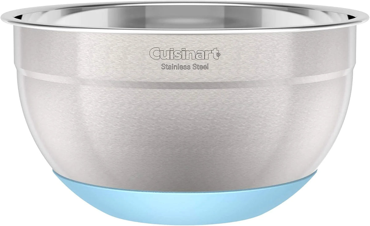 Cuisinart 3-Piece Stainless Steel Mixing Bowls with Nonslip Base, 1.5qt, 3qt & 5qt