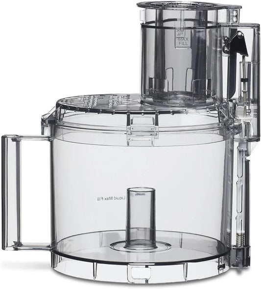 Cuisinart OEM 4-Piece Replacement Work Bowl Assembly Kit for DFP-14 Series – Includes DLC-005AGTXT1 Bowl, DLC-2014SPT1-1 & DLC-2014PT1 Pushers, and DFP-14NWBCT1 Lid – Fits DFP-14 & DLC-7 Models Only