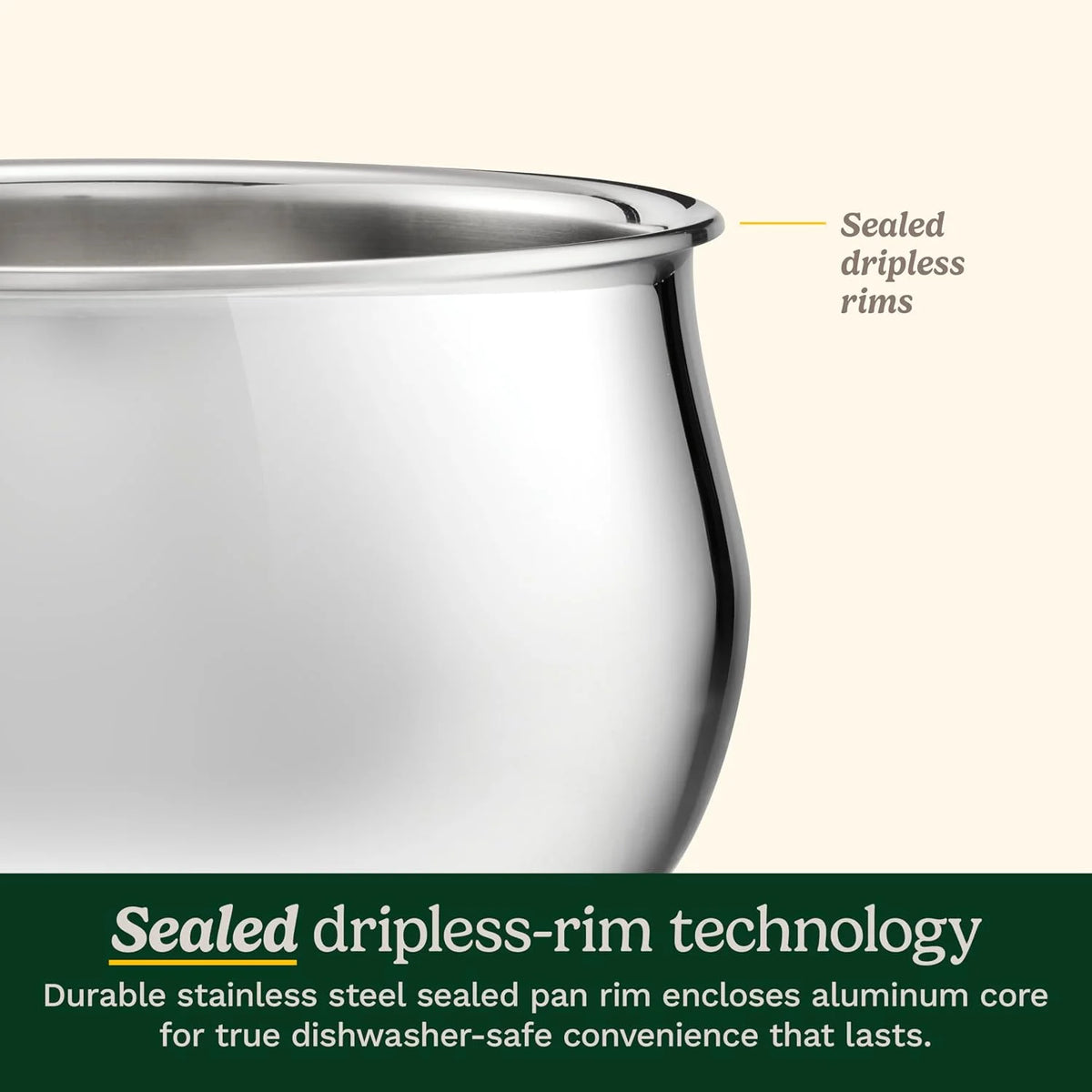 Cuisinart PureClad™ PureClad™ Triple-Ply 12" Stainless Steel Skillet with Helper Handle and Cover. PCT22-30HC
