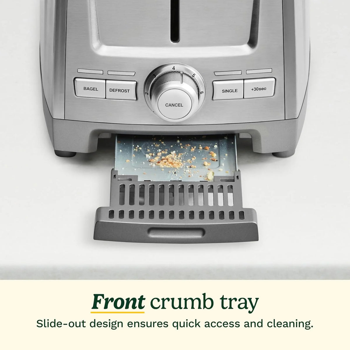 Cuisinart 2-Slice XL Slot Stainless Steel Toaster, Stainless Steel, CPT-1600