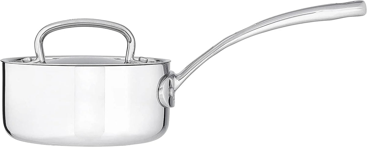 Cuisinart FCT19-14 French Classic Tri-Ply Stainless 1-Quart Saucepan with Cover
