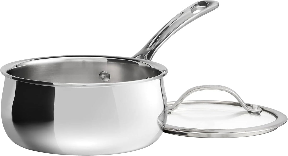 Cuisinart PureClad™ Triple-Ply 1.5 Qt. Stainless Steel Saucepan with Cover, PCT19-16