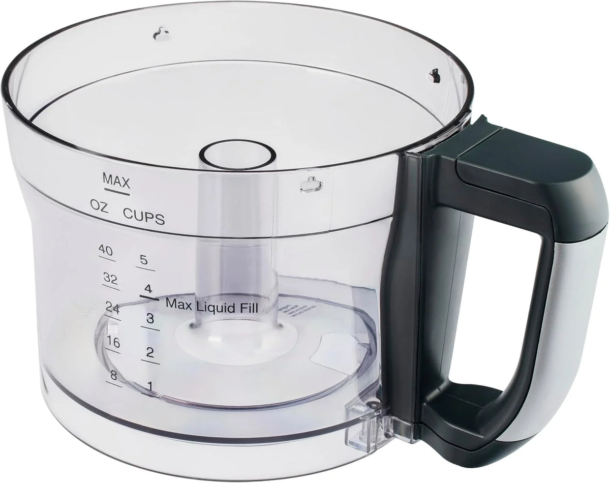 Cuisinart FP-8WB Replacement Work Bowl with White Handle Fits Models FP-8, FP-8MB, FP-8P1, FP-8SV, FP-8GM, & FP-8SVP1 Only OEM
