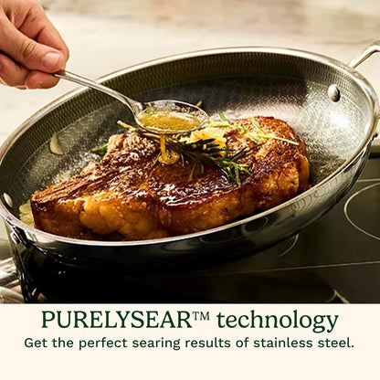 Cuisinart Deep Fry Pan PurelySear Hybrid Skillet 10.25 Inch