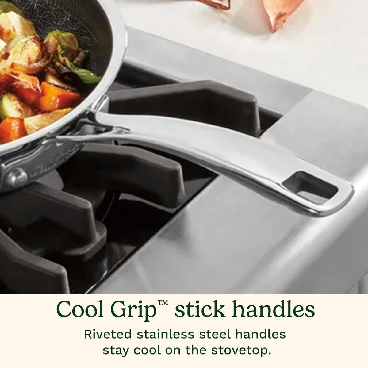 Cuisinart Saute Pan, PurelySear Hybrid, Stainless Steel, 3.5 Qt