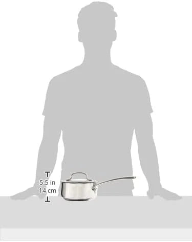 Cuisinart 419-14 Contour Stainless 1-Quart Saucepan with Cover
