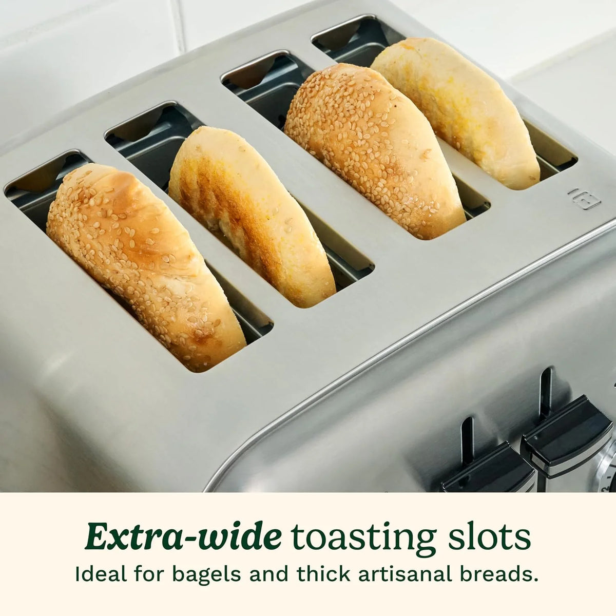 Cuisinart Toaster, Extra-Wide Slots, Stainless Steel, 4-Slice