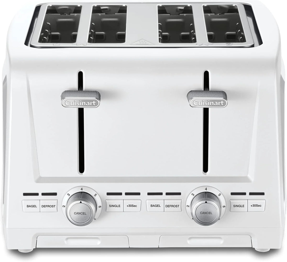 Cuisinart 4-Slice XL Slot Toaster, Extra-Wide Slots, 7 Shade Setting, White