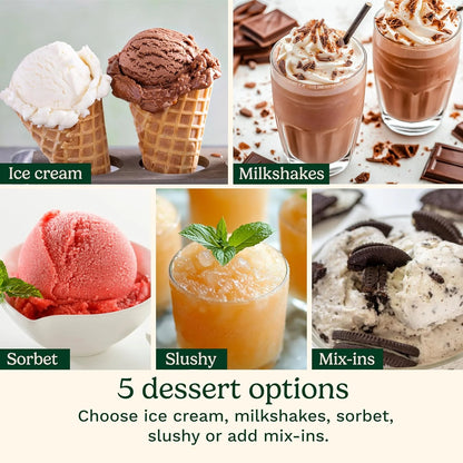 Cuisinart Ice Cream Maker – Cuisinart FastFreeze 250th Celebration Edition Ice Cream Maker, 5-in-1 Ice Cream, Milkshakes, Slushies, Sorbets and Mix-Ins, Freeze Wand, Two 0.5-Pint Mixing Cups with Lids
