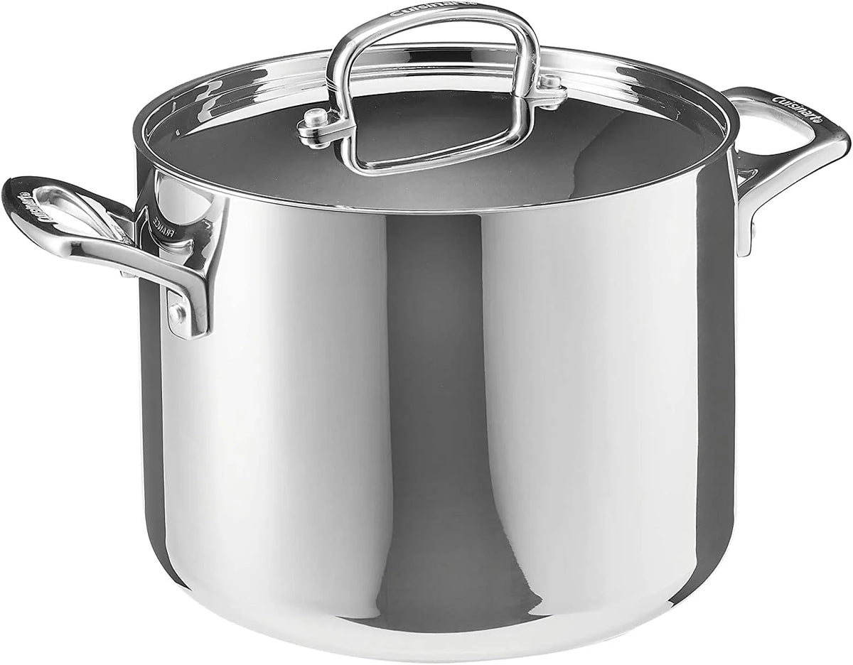 Cuisinart FCT66-22 French Classic Tri-Ply Stainless 6-Quart Stockpot with Cover